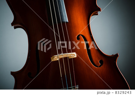 Violin in dark room - music concept Violin in dark room - music concept 8329243