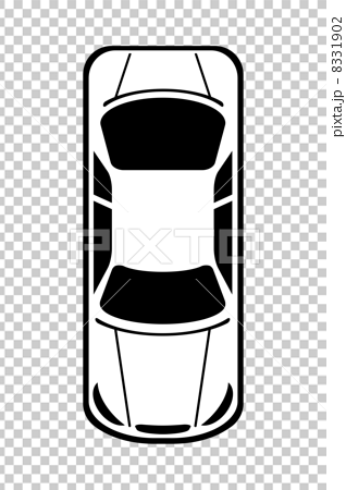 Car Seen From Above Stock Illustration
