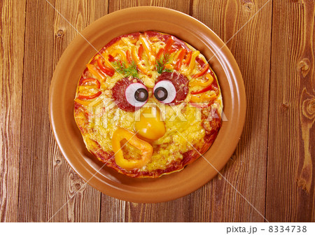 Smiley Faced Pizza 8334738