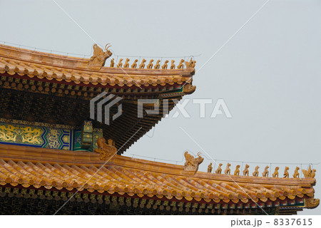 故宮博物院　紫禁城　太和殿　棟瓦 8337615