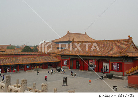 故宮博物院　紫禁城　太和殿　妻飾り 8337705