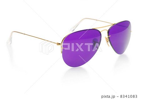 Elegant sunglasses isolated on the white Elegant sunglasses isolated on the white 8341083