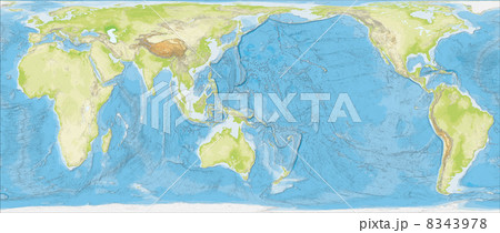 世界全図 8343978