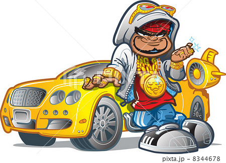 Pimp Gangsta With Car Pimp Gangsta With Car 8344678