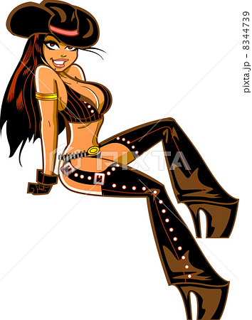 Sexy Brunette Cowgirl Sexy Brunette Cowgirl 8344739
