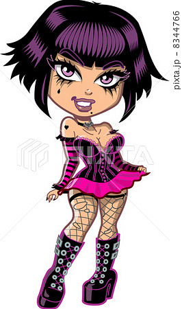 Cute Punky Goth Girl 8344766