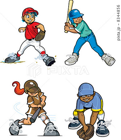 Baseball Little League Players 8344856