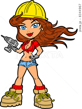 Sexy Girl Construction Worker Sexy Girl Construction Worker 8344967