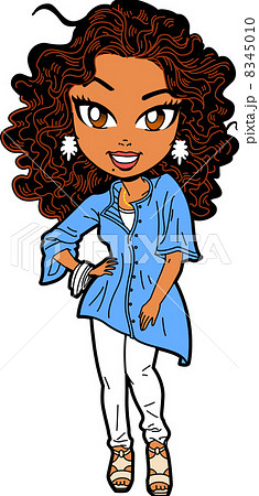 Stylish African American Woman 8345010