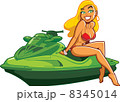 Blonde Jet Ski Girl Blonde Jet Ski Girl 8345014