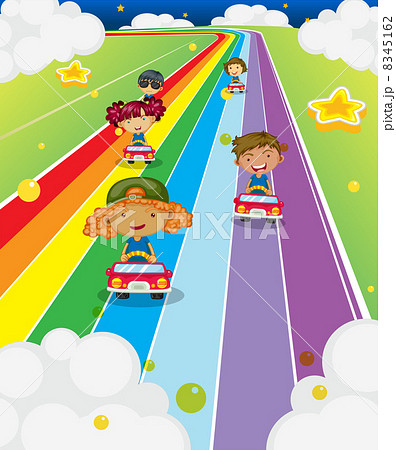 Five kids racing Five kids racing 8345162