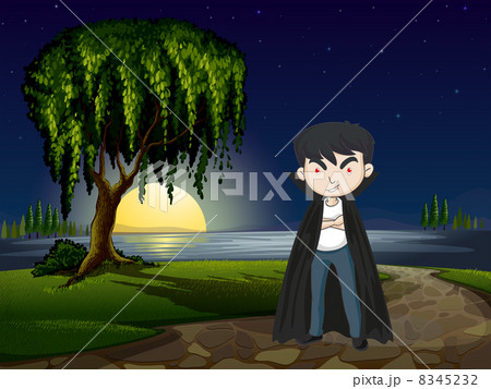 A red-eyed vampire 8345232