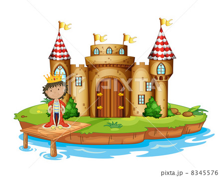 A king near the castle 8345576