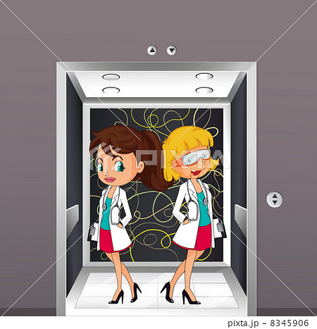 Doctors at the elevator Doctors at the elevator 8345906
