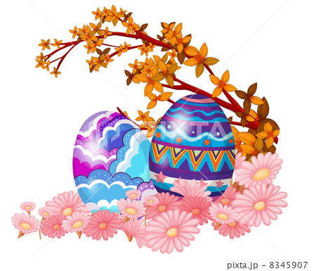 Two easter eggs hidden in the garden Two easter eggs hidden in the garden 8345907