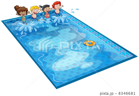 kids in swimming tank kids in swimming tank 8346681