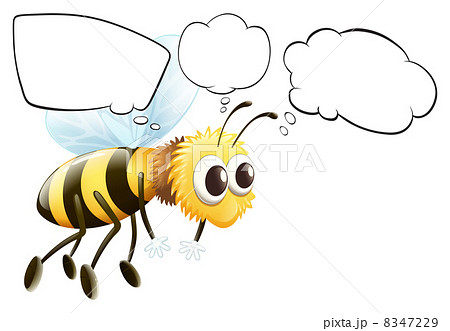 Empty thoughts of a flying bee 8347229