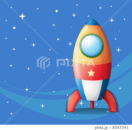 A colorful spaceship 8347341