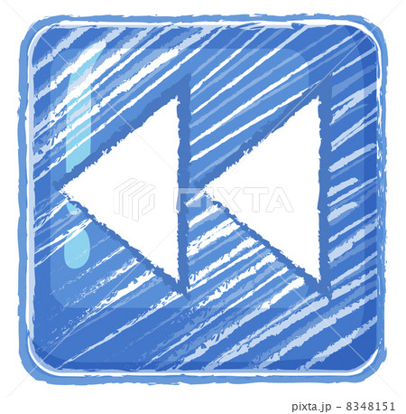 A reverse button icon drawing A reverse button icon drawing 8348151
