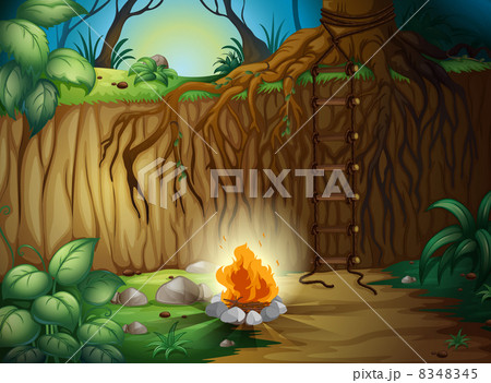 A camp fire 8348345