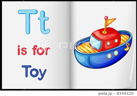 A picture of a toy in a book A picture of a toy in a book 8349320