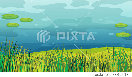 A water and a beautiful landscape A water and a beautiful landscape 8349413