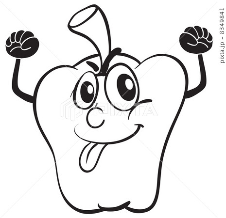 Vegetable on white 8349841