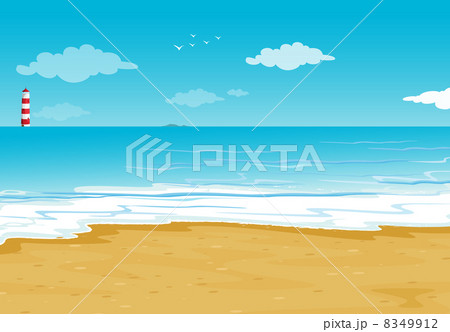an ocean and a light house 8349912