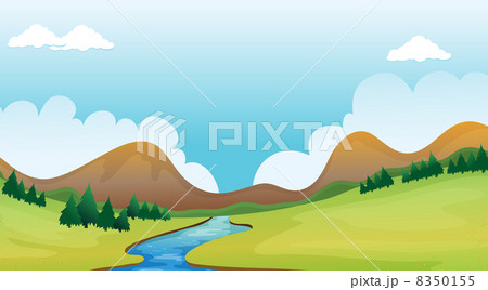 A river and a beautiful landscape 8350155