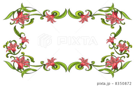 Flowery border 8350872
