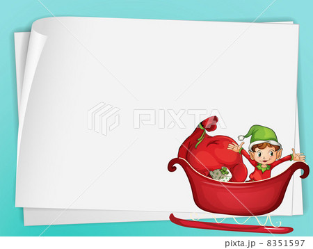 Elve and paper sheet 8351597