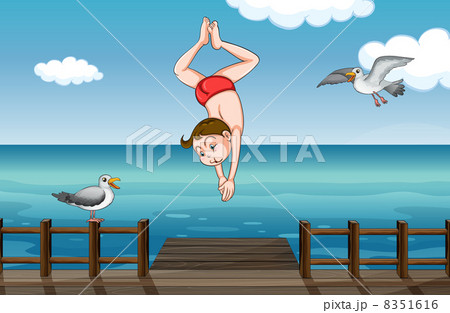 A jumping boy 8351616