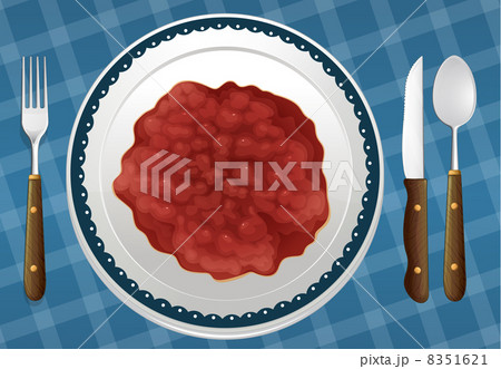 a food and a dish 8351621