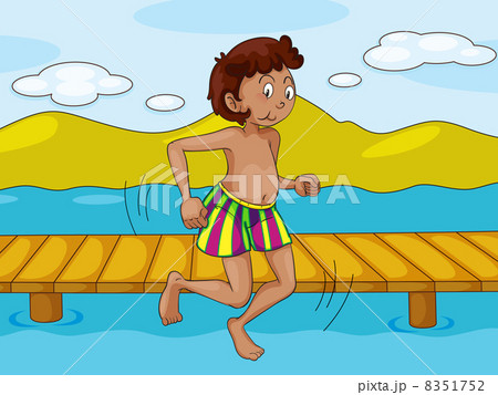 a boy and water a boy and water 8351752