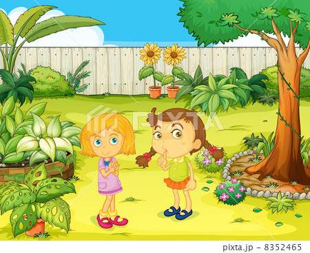 Girls in the garden Girls in the garden 8352465
