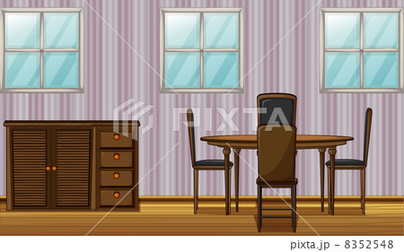 A dinning table and wardrobe 8352548
