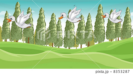 Three little swans Three little swans 8353287