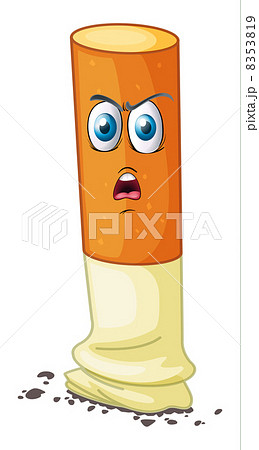 a cigarette with face a cigarette with face 8353819