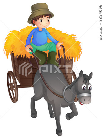 A man with a horse 8354096