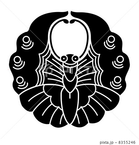 浮線蝶 平家のイラスト素材 [8355246] - PIXTA