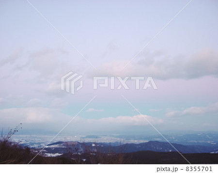 安達太良山から見た夕映え 8355701