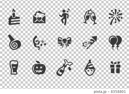 祝賀 慶典 ICON-插圖素材 [8358801] - PIXTA圖庫