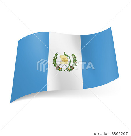 State flag of Guatemala. 8362207