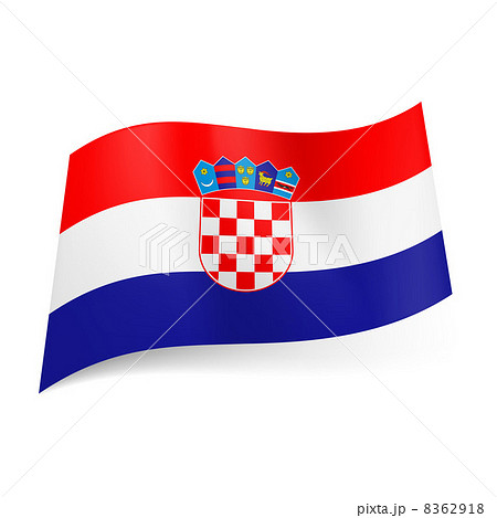 State flag of Croatia. 8362918