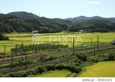 宮城県白井市・東北本線の線路 8363101