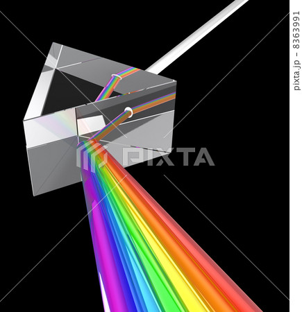 prism with light ray prism with light ray 8363991