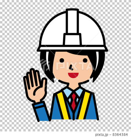 警備員の女性 警備員の女性 8364384