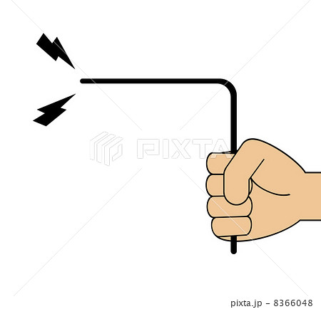 ダウジングのイラスト素材