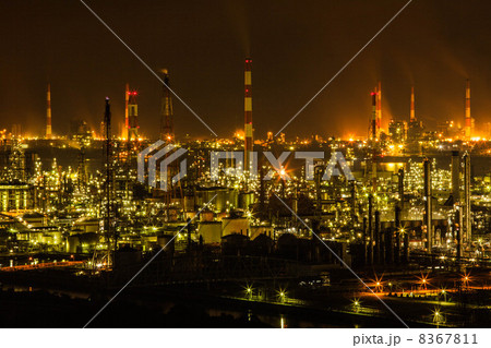 水島工場夜景2 水島工場夜景2 8367811