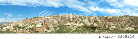 Panoramic view of Cappadocia mountains Panoramic view of Cappadocia mountains 8368214
